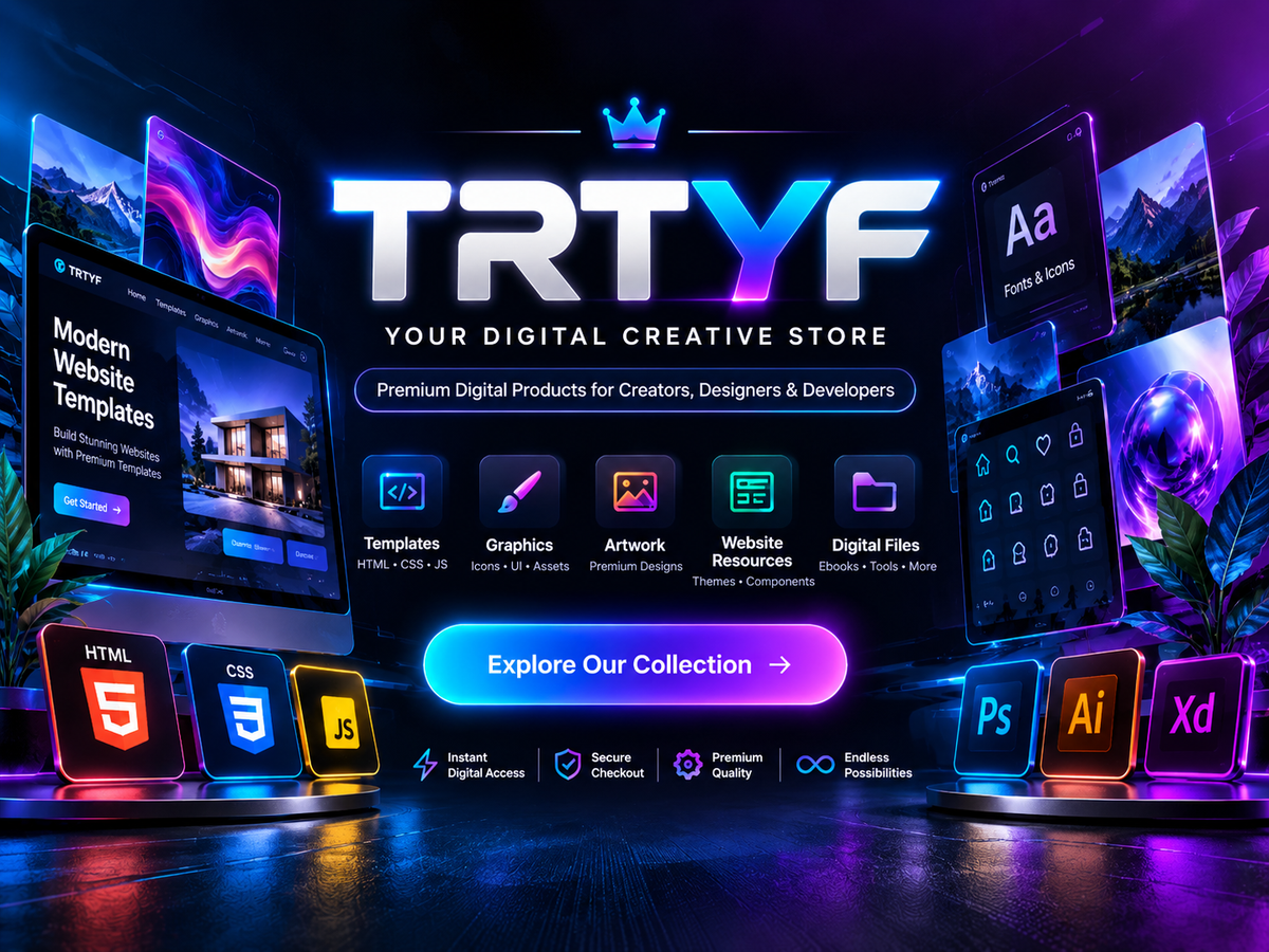 Premium digital products, ready the moment you pay